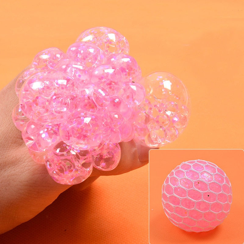 Colorful Grape Ball Antistress Toys Squishy Squish Toy Squeeze Relief Anti-stress Kids Funny Things Prank Jokes for Adults Gifts