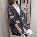 Knitted Cardigan Loose Bohemian Style Outerwear Spring Autumn Top Sweater Women's Coat