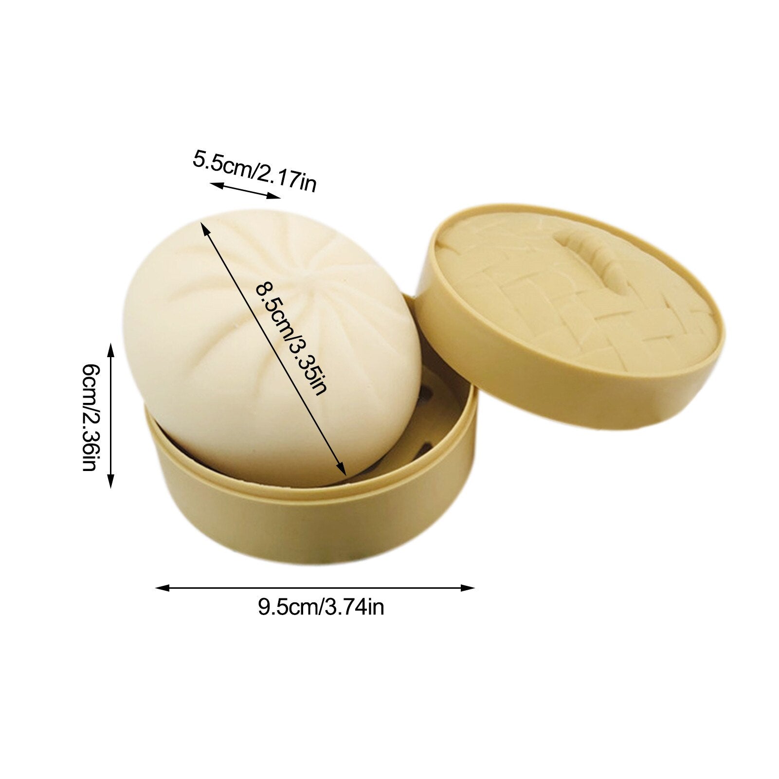 Stress Relief Toy Decompression Sensory Fidget Toy Unzip Toy Steamed Stuffed Bun Simulation Fidget Toy Set
