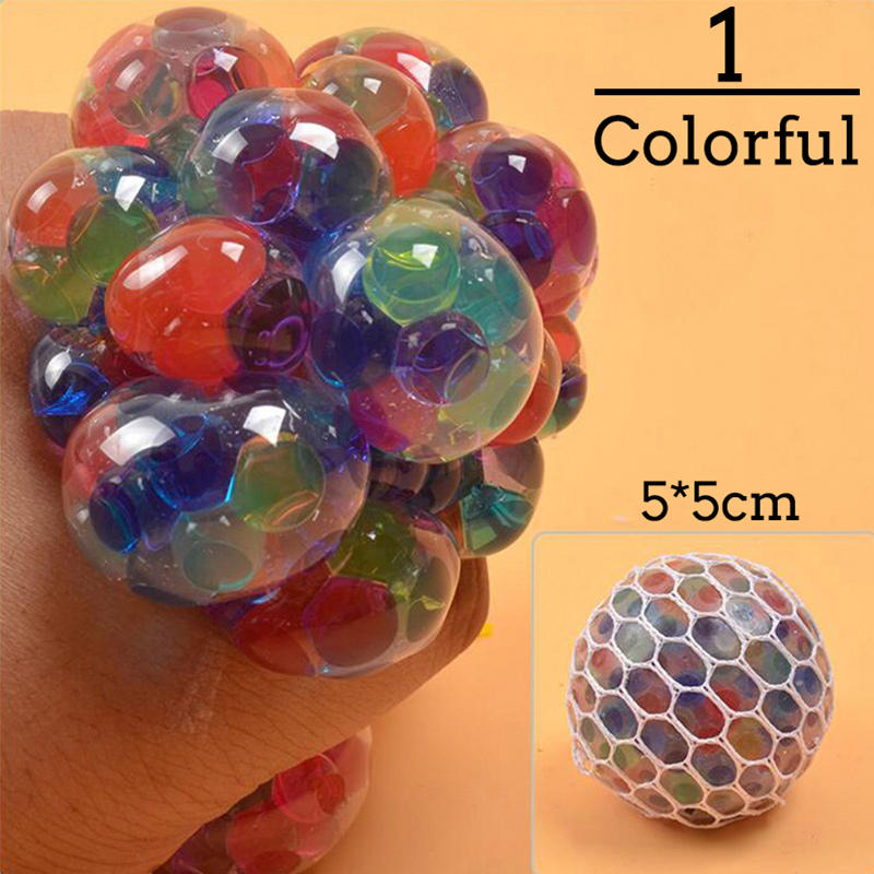 Colorful Grape Ball Antistress Toys Squishy Squish Toy Squeeze Relief Anti-stress Kids Funny Things Prank Jokes for Adults Gifts