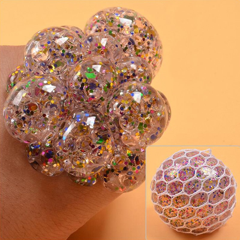 Colorful Grape Ball Antistress Toys Squishy Squish Toy Squeeze Relief Anti-stress Kids Funny Things Prank Jokes for Adults Gifts