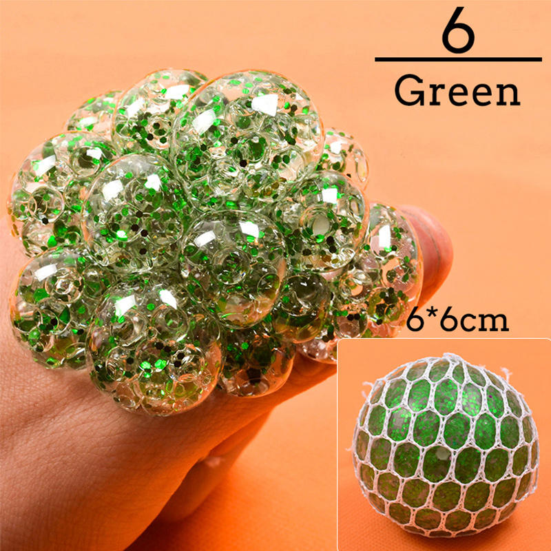 Colorful Grape Ball Antistress Toys Squishy Squish Toy Squeeze Relief Anti-stress Kids Funny Things Prank Jokes for Adults Gifts